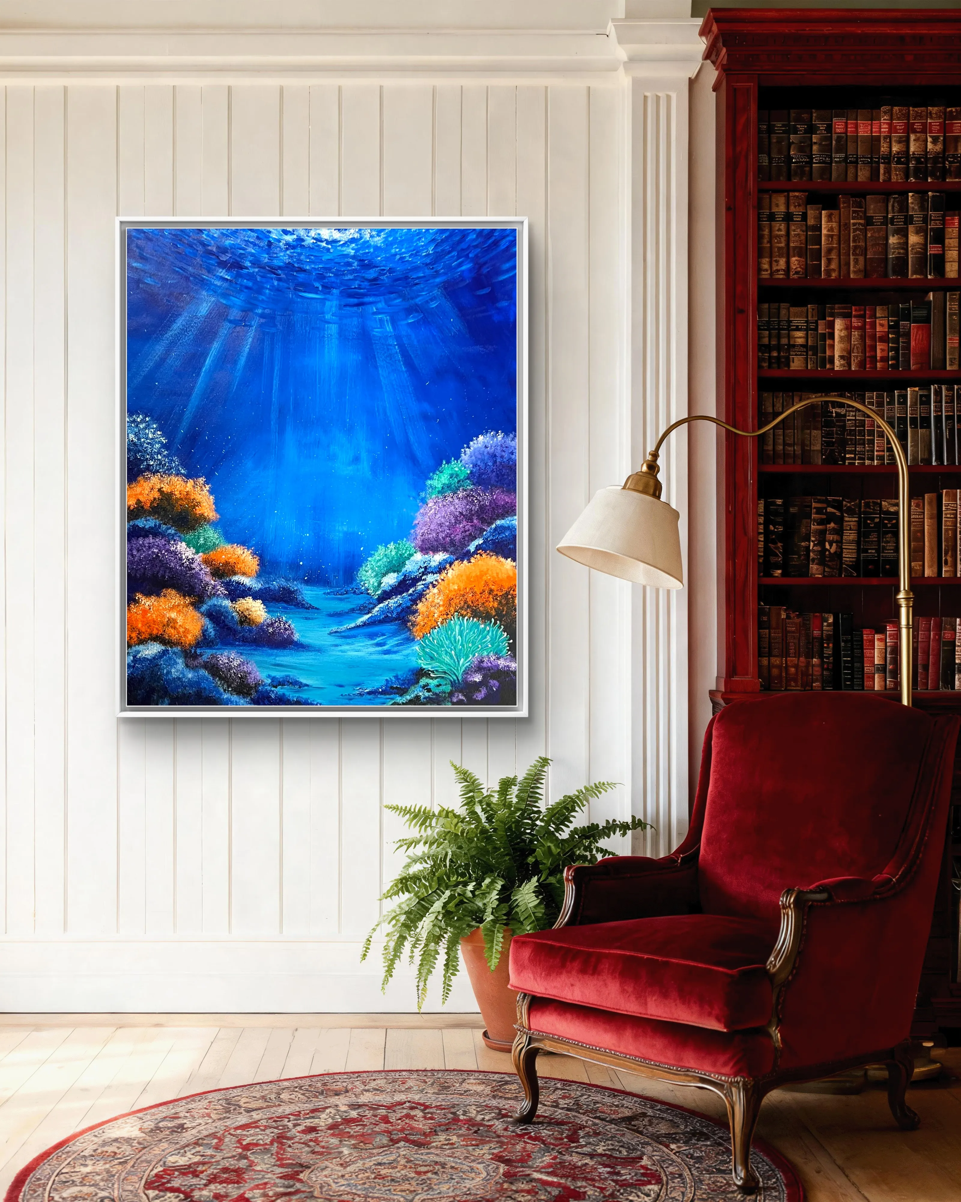 Realm of the Silent Blue artwork view 3